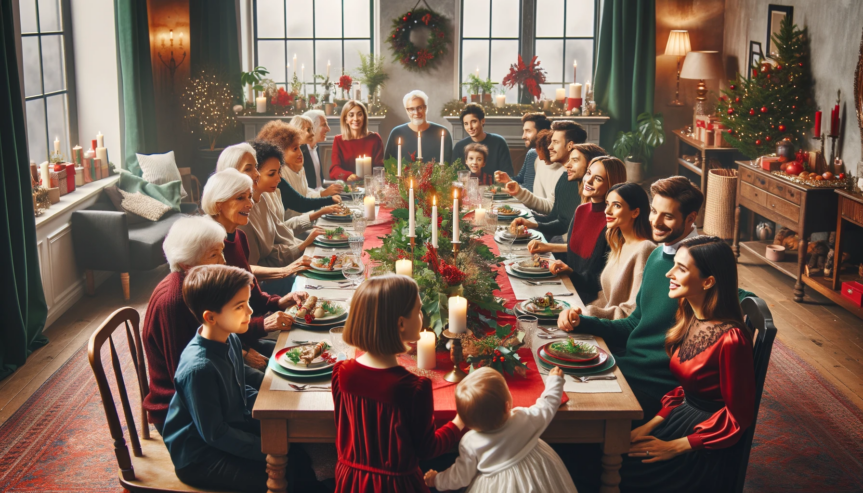 Savoir-vivre aux repas de Noël en famille